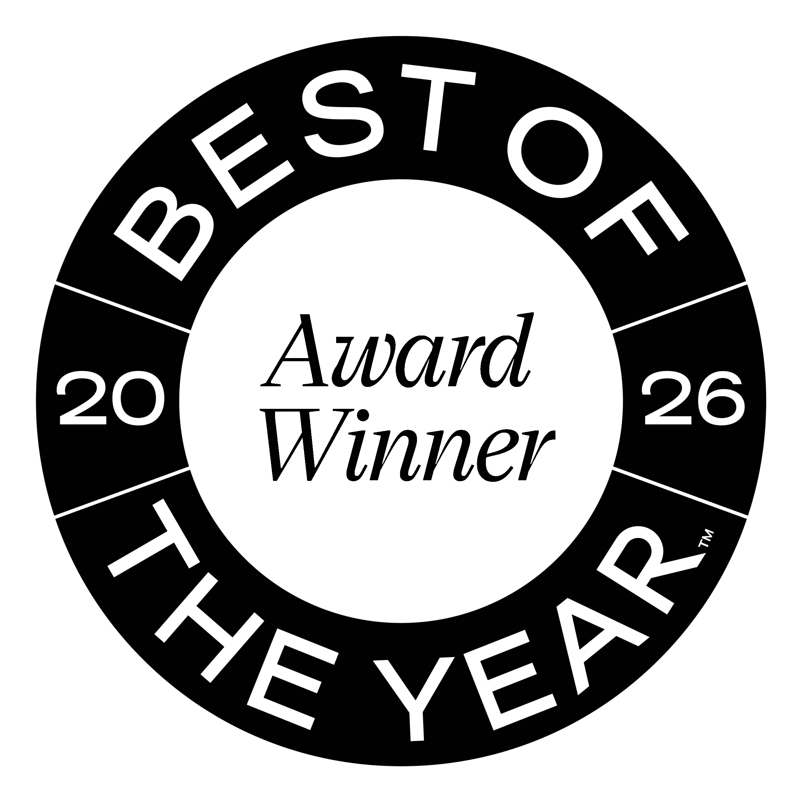Best of the Year - 2026 Award Winnner