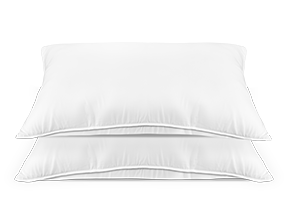 2 premium pillows\* 