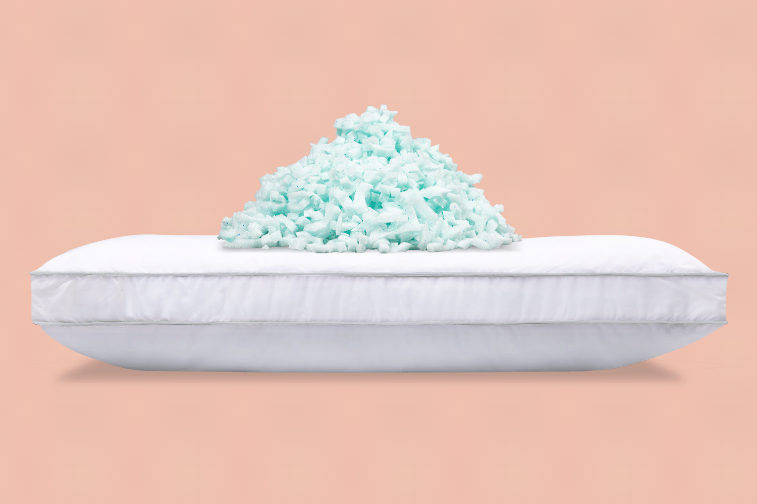 Different loft options of the Douglas Adjustable Memory Foam Pillow