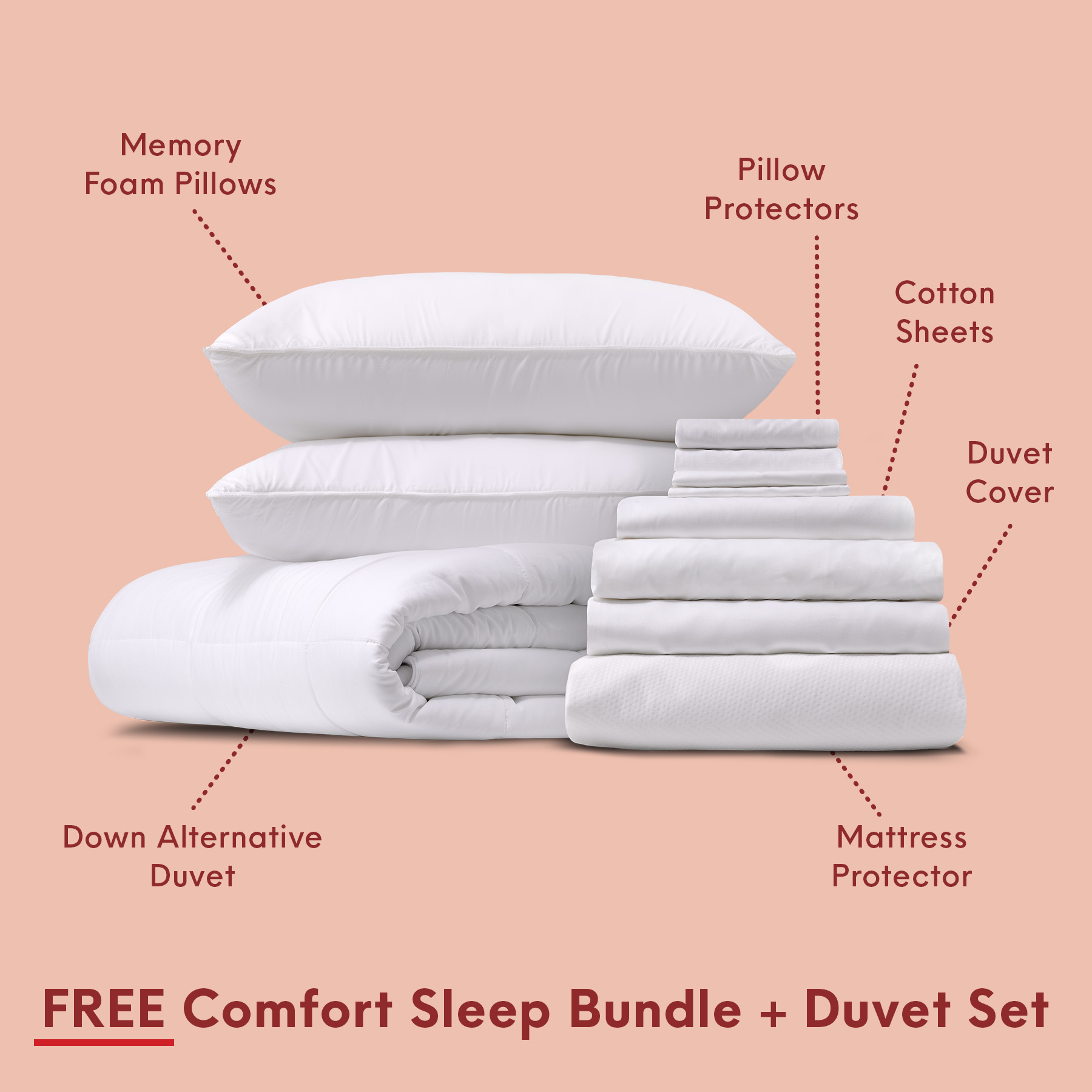 Platform Bed + Mattress Bundle - Image 2