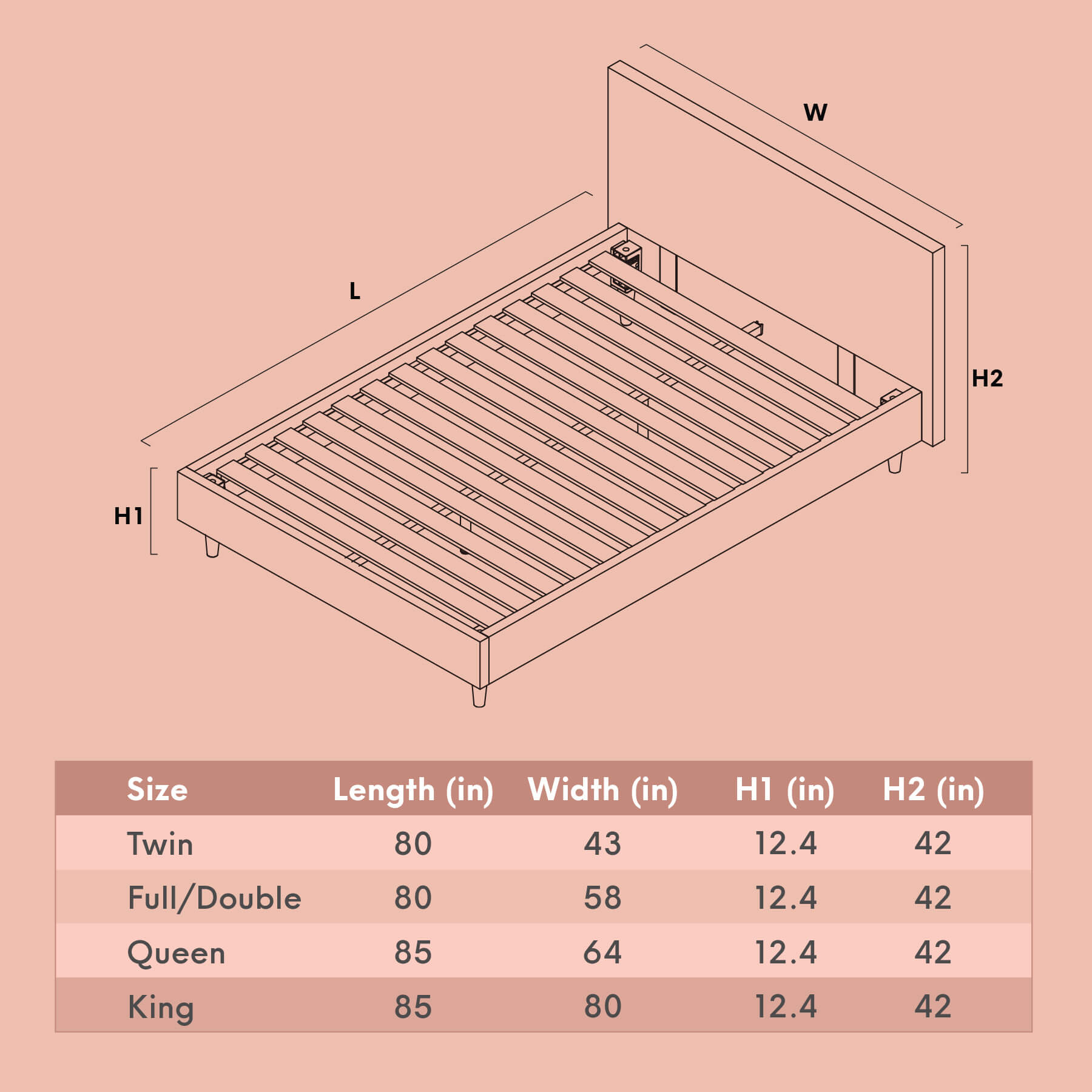 Upholstered Bed Frame - Image 7