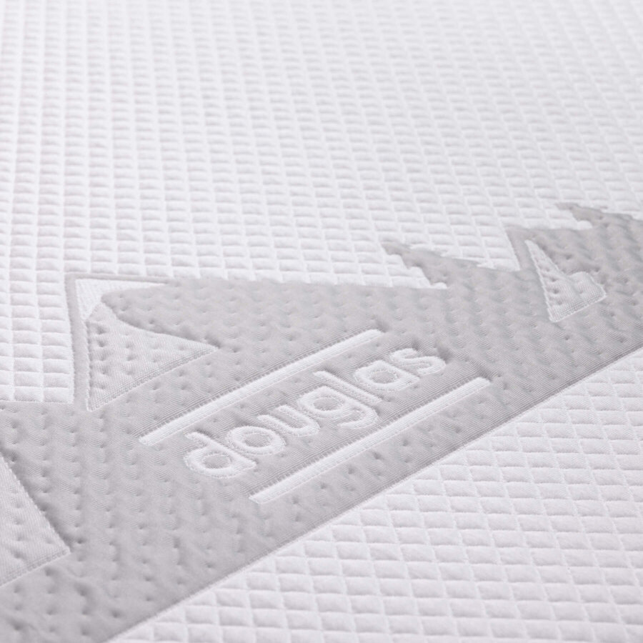 Close-up of Douglas mattress cover